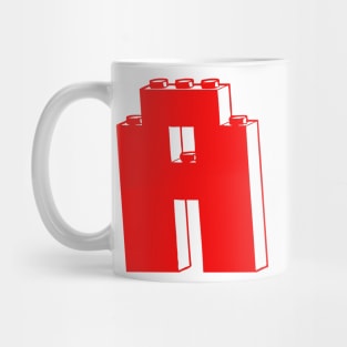 THE LETTER A, Customize My Minifig Mug